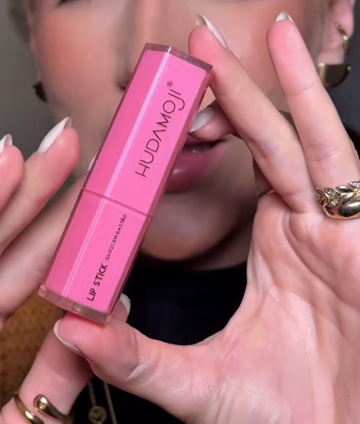 Hudamoji shimmer lipstick |Shade 02