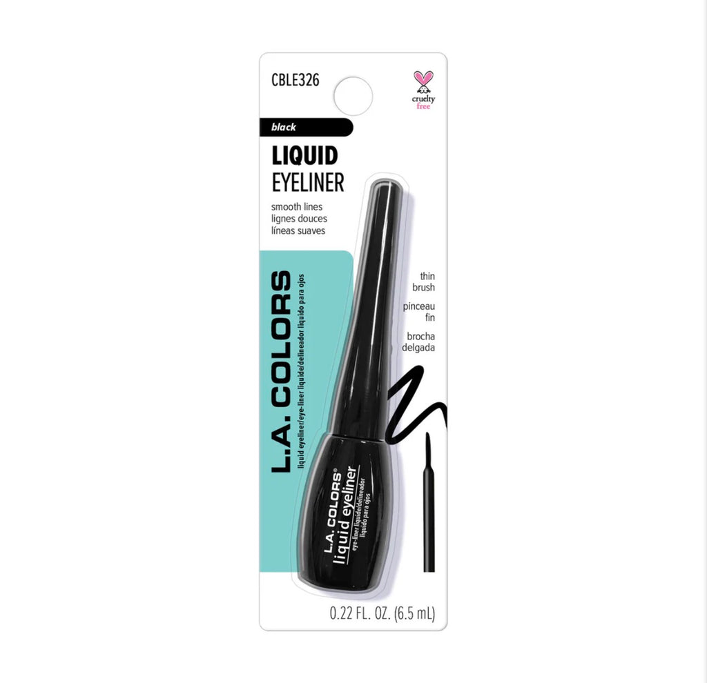 LA colors liquid eyeliner with thin tip brush