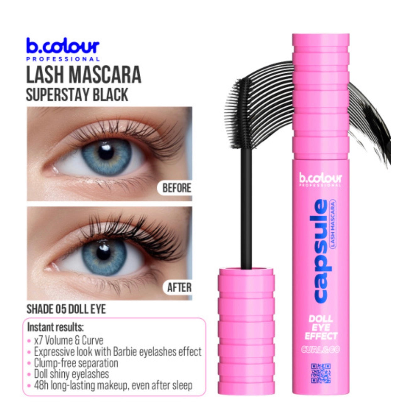 B.color capsule doll eye effect Mascara