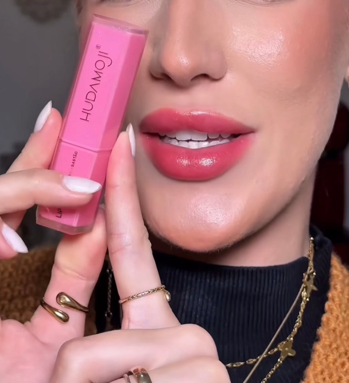 Hudamoji shimmer lipstick |Shade 02