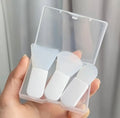 Silicon set of three brushes| For application of Facial mask,mud or creams