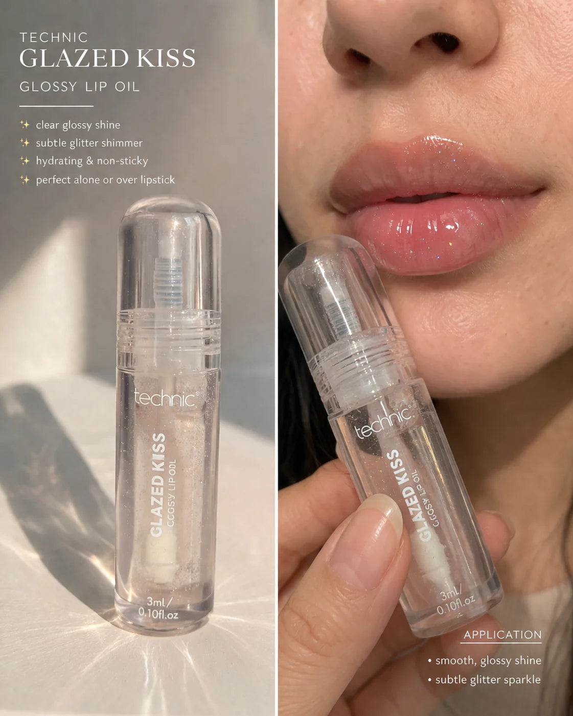 Technic crystal clear vanilla scented lipoil