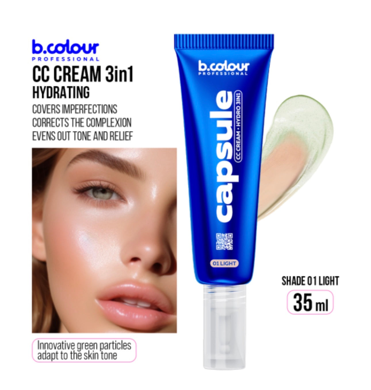 B.color CC cream|Shade 01 light