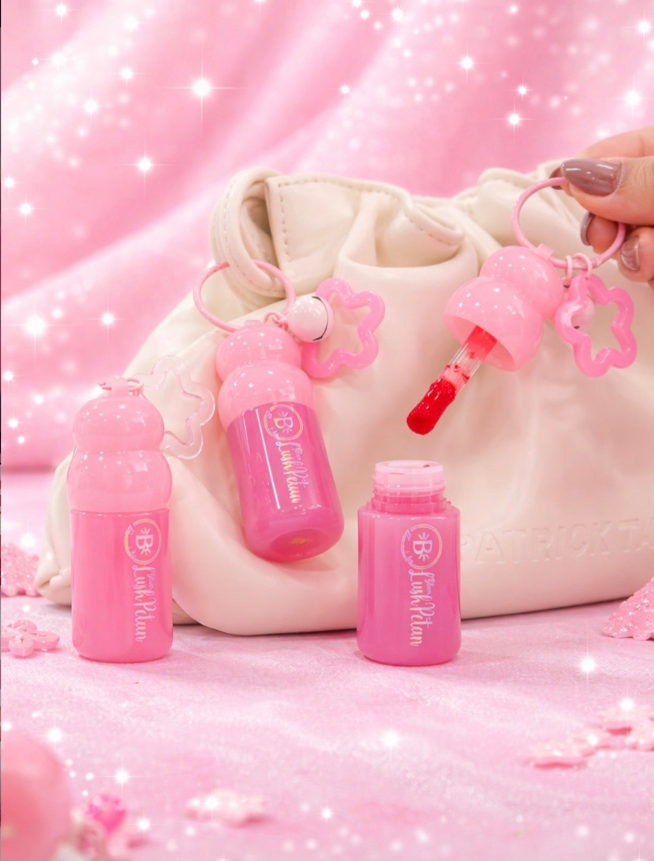 Bloomshell lip and cheek tint with keychain
