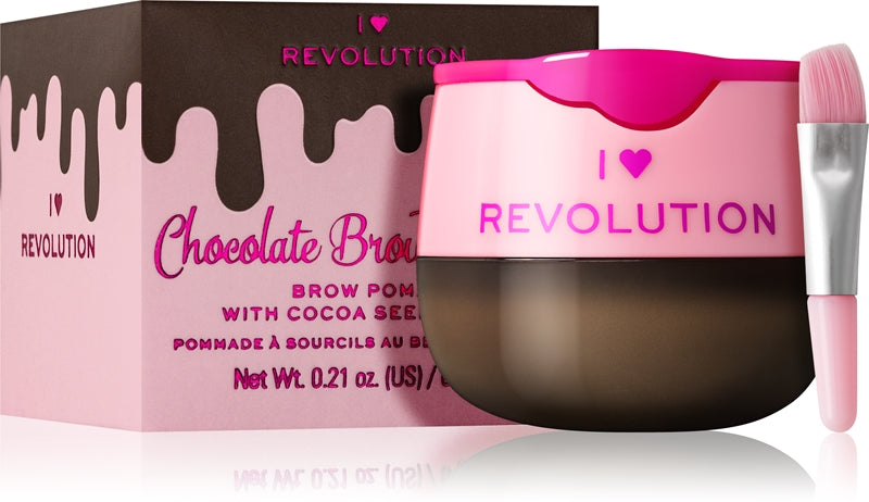 I love revolution brow pomade with applicator| Shade Dark brown