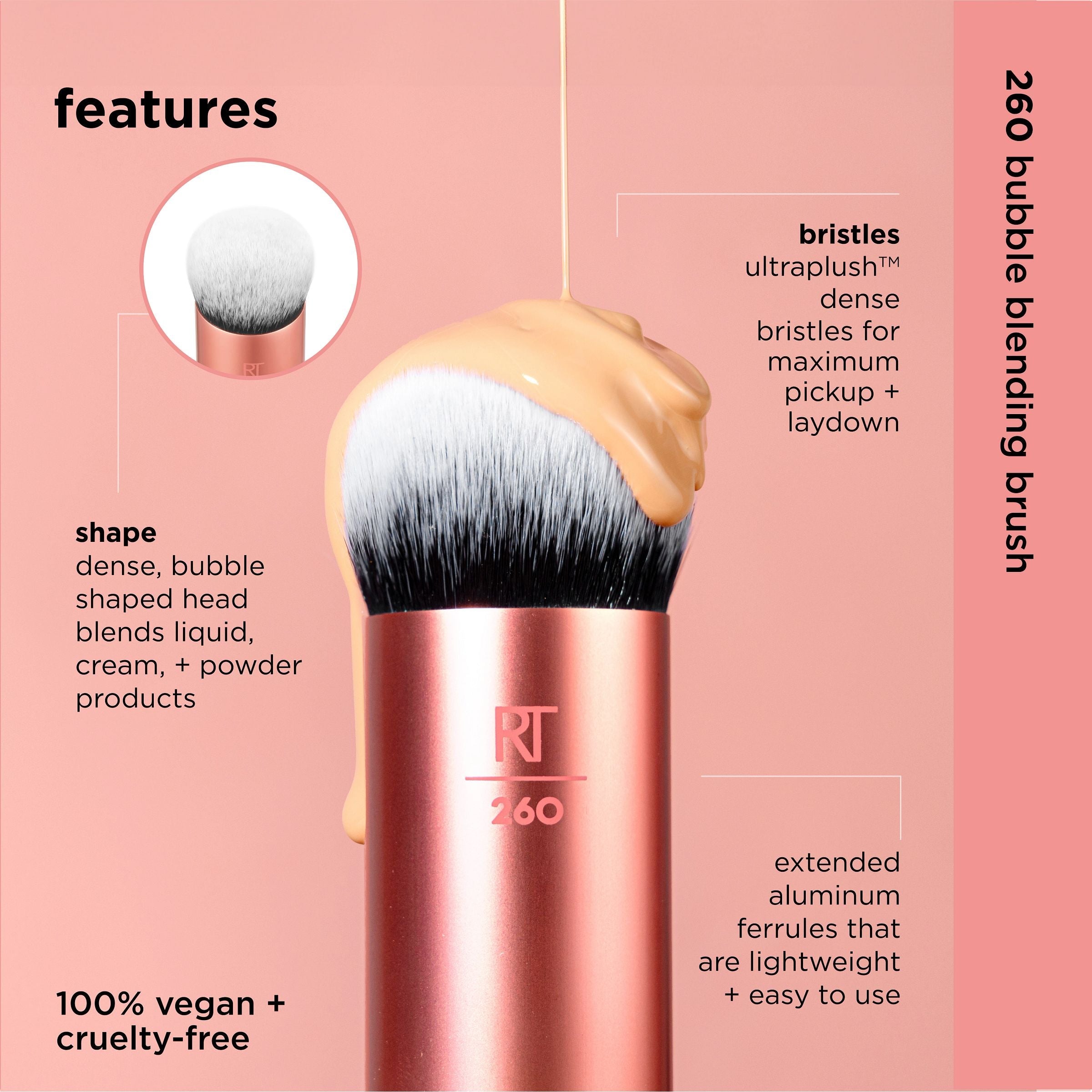 Rt Bubble blending brush without box