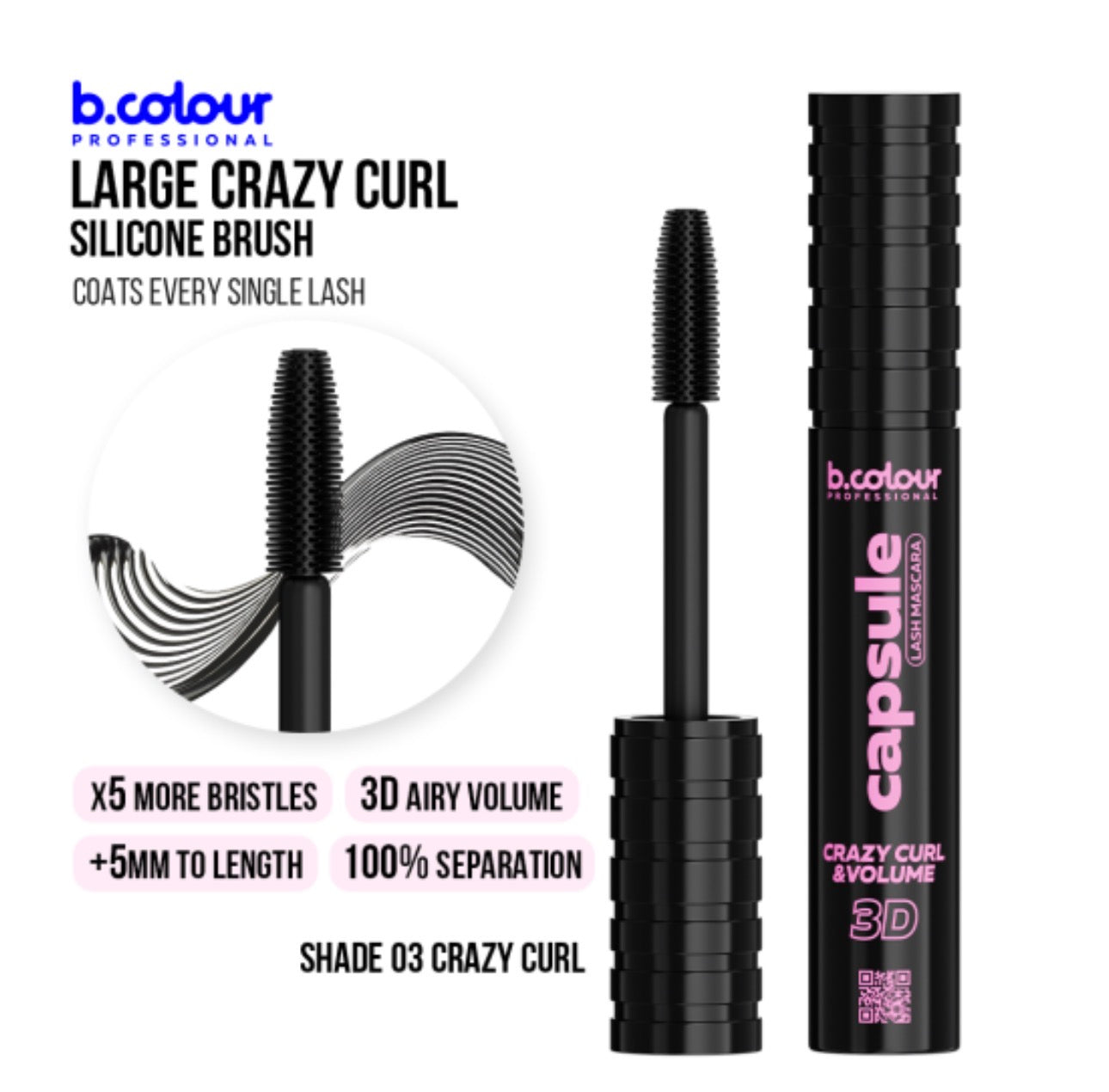 B.Color crazy curl and volume Mascara