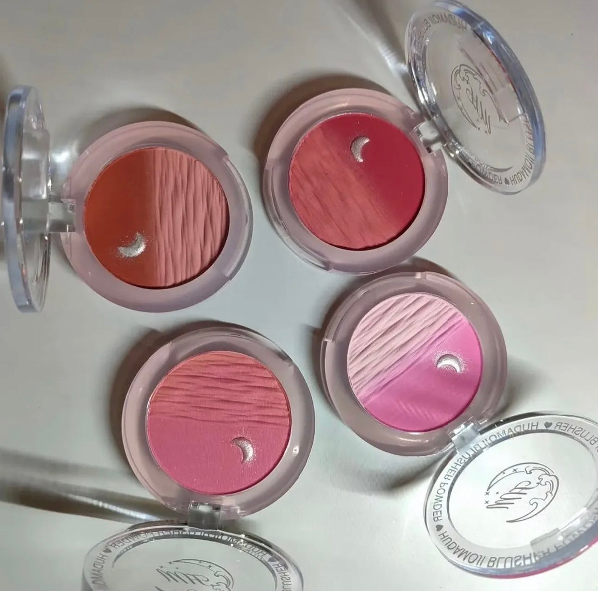 Hudamoji 2 in 1 powder blush|Shade 01