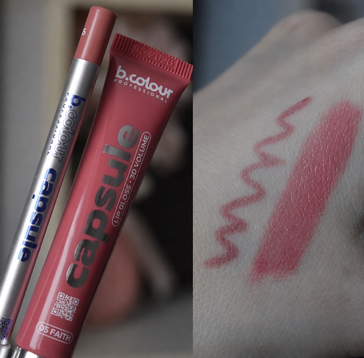 B capsule 3D volume lipgloss| Shade Faith