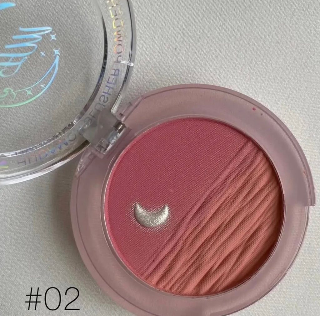 Hudamoji 2 in 1 powder blush|Shade 02