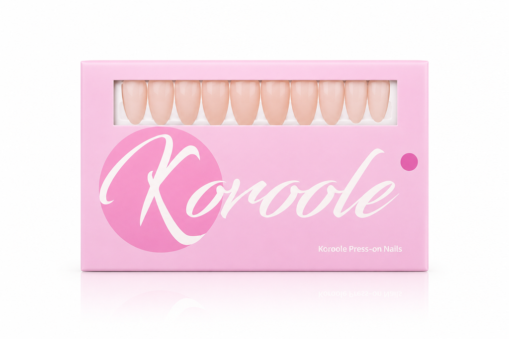 Koroole Exclusively handmade premium quality press-on Nails|With nail application kit