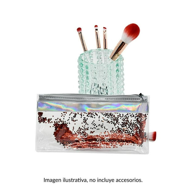 Costmetic lab Brush set of 4 with ziplock pouch