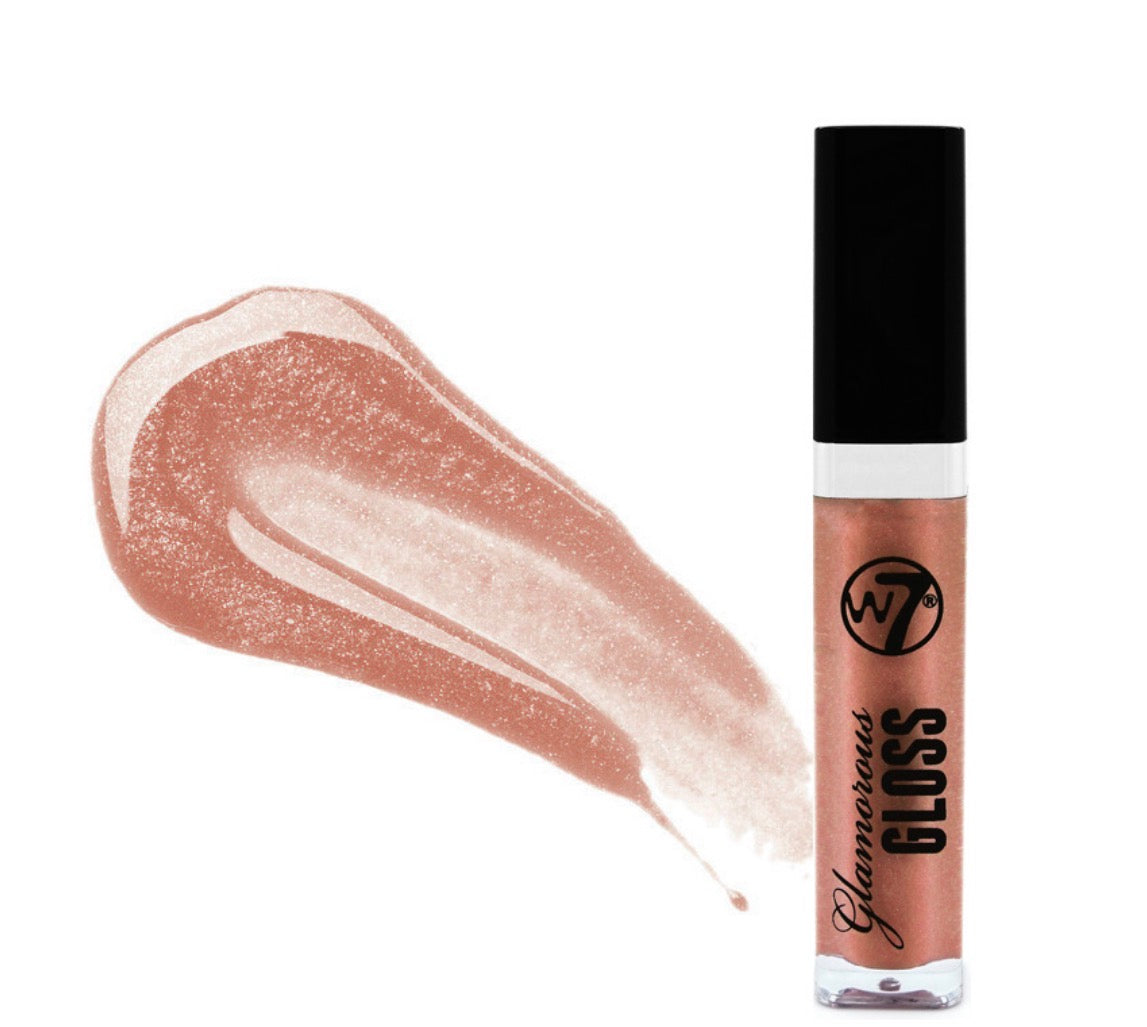 W7 Glamorous highshine lipgloss | Shade Too Glam