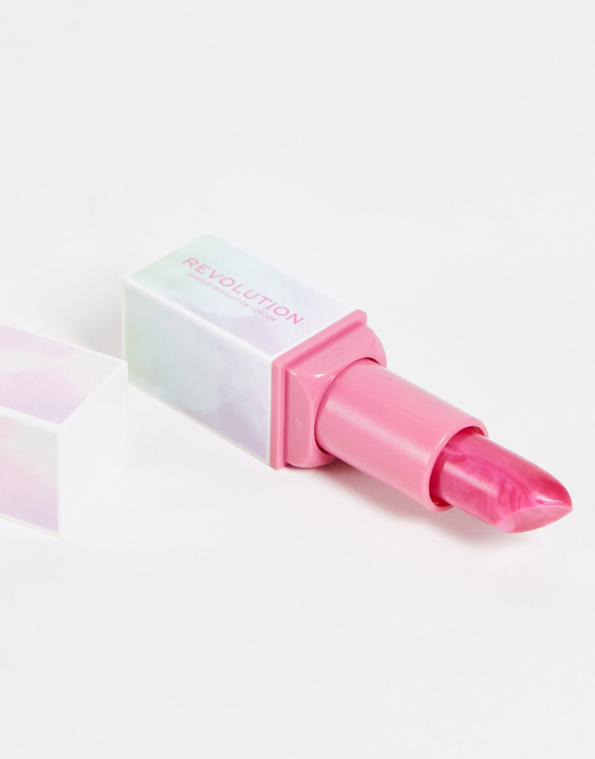Revolution candy haze tinted lipbalm| Shade Allure deep pink