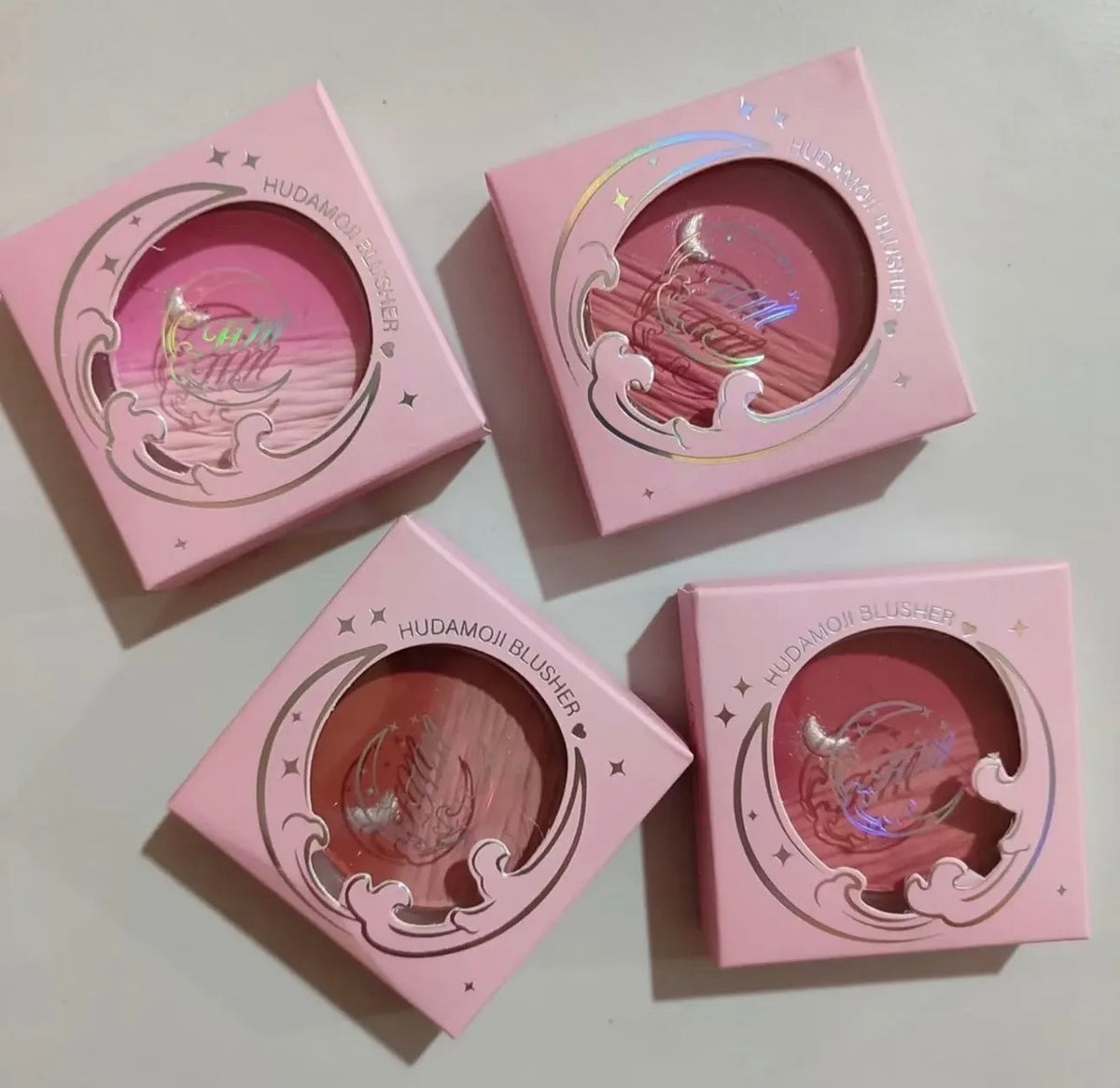 Hudamoji 2 in 1 powder blush|Shade 01