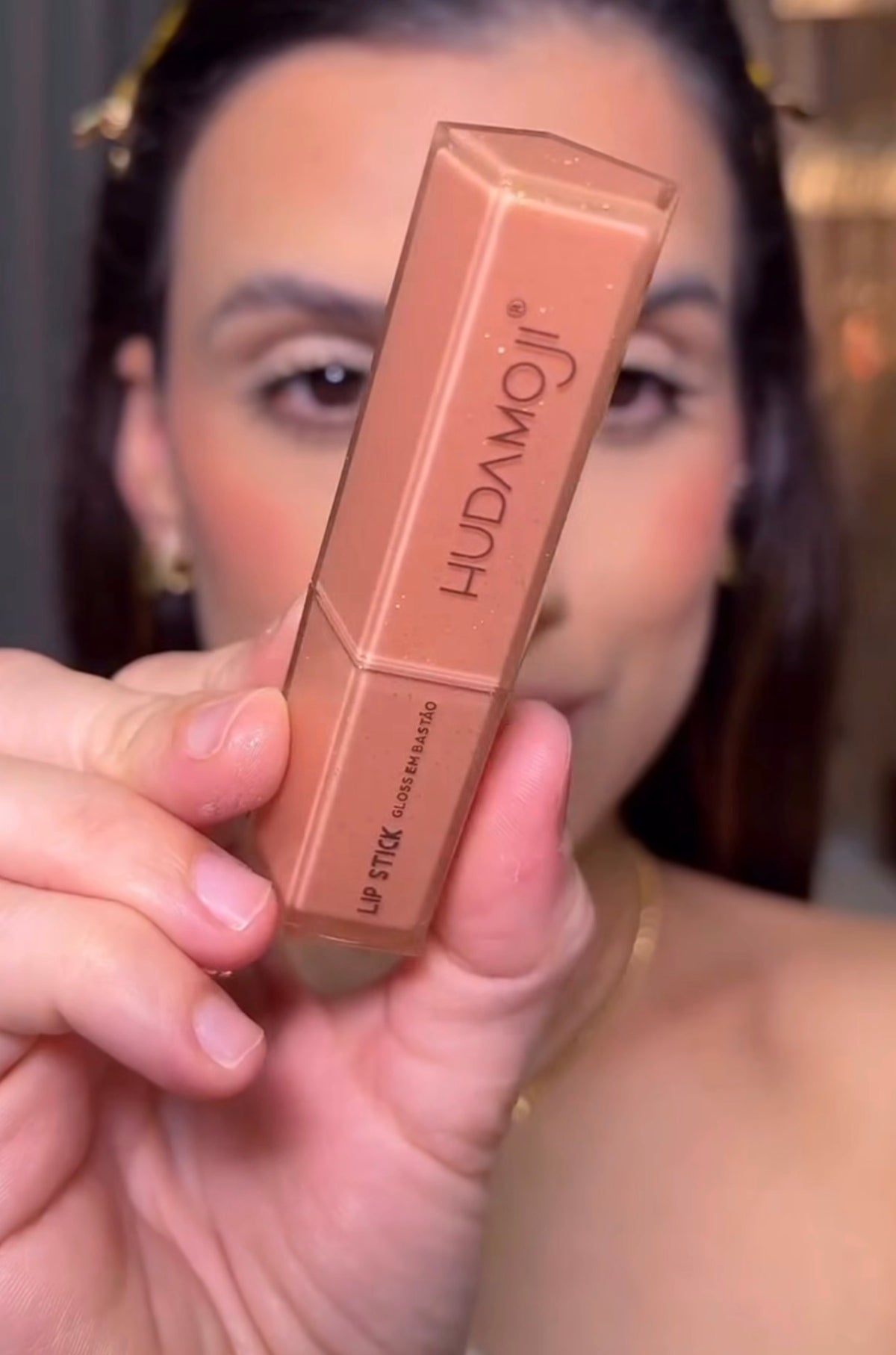 Hudamoji Shimmer lipstick|Shade 03
