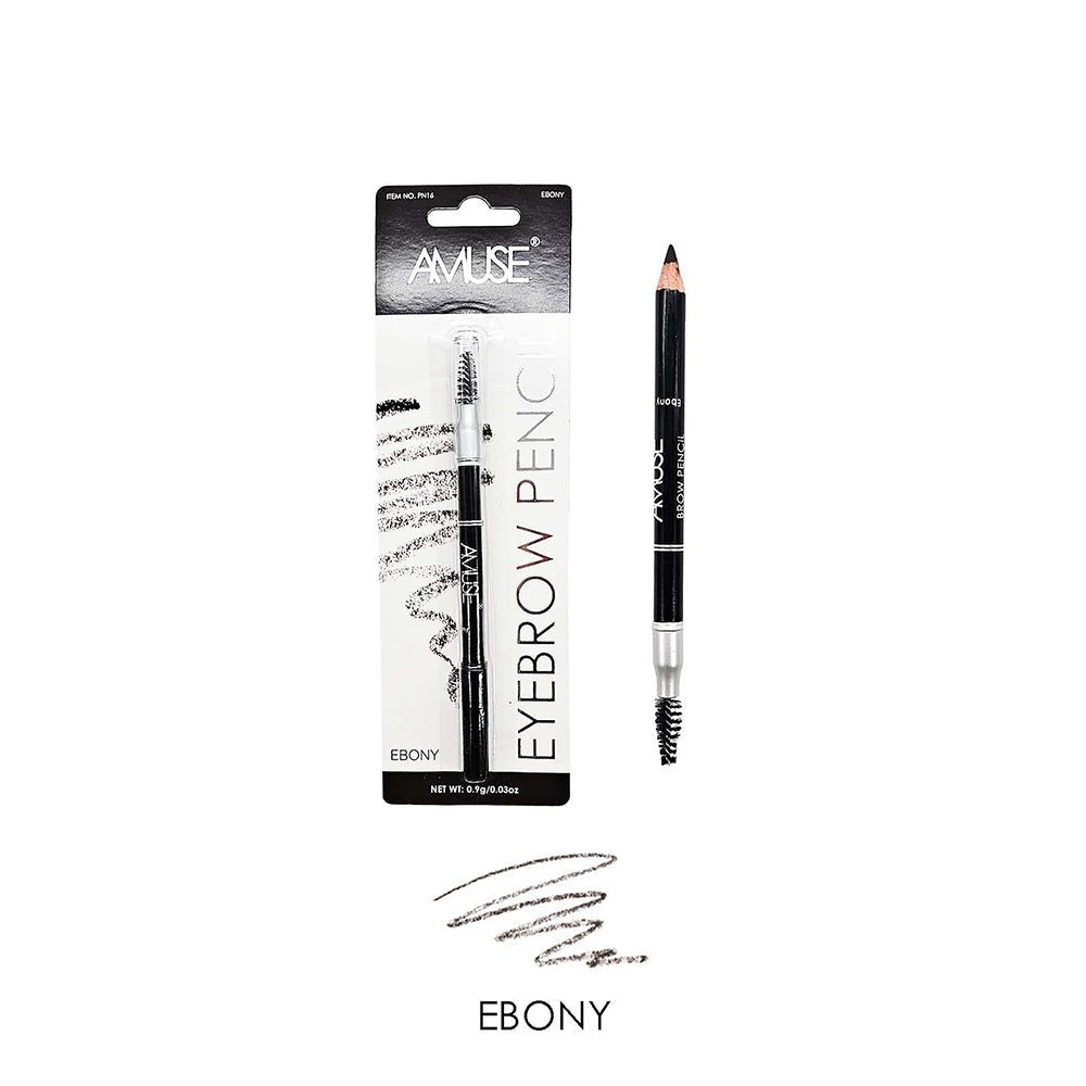 Amuse Eyebrow pencil with spoolie|Shade ebony