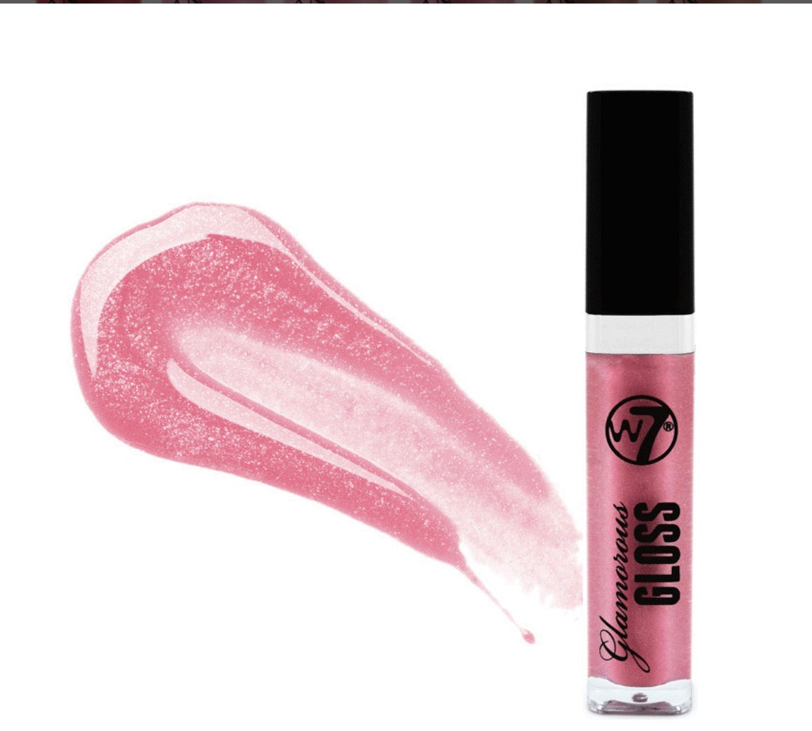 W7 Glamorous highshine lipgloss| Shade up all night