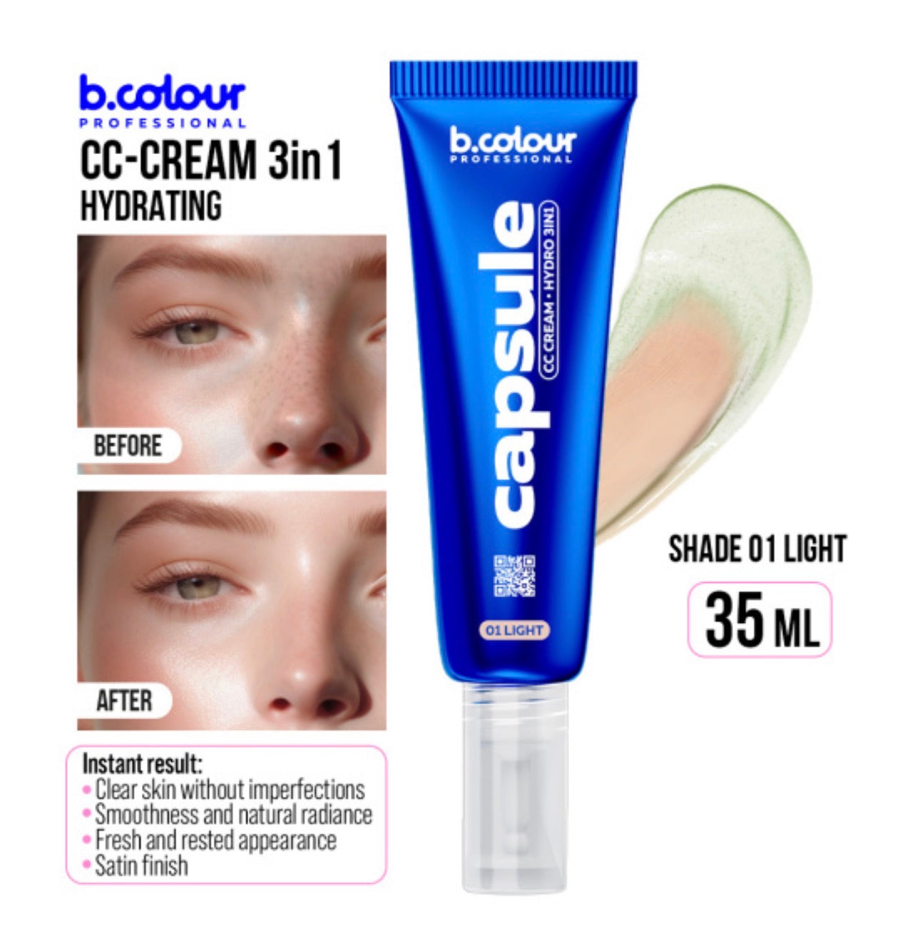 B.color CC cream|Shade 01 light