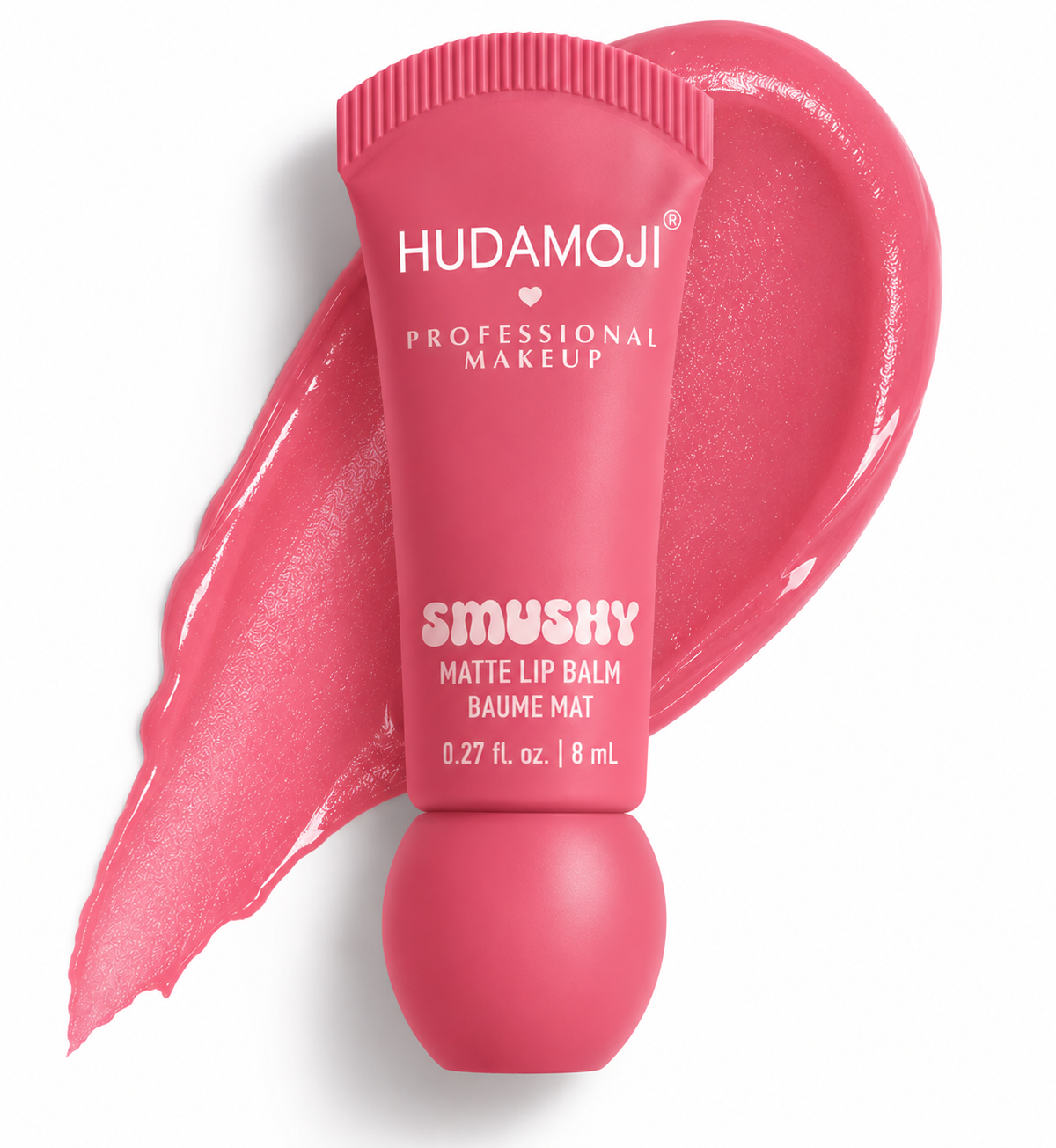 Hudamoji Smushy Matte lipbalm|Shade mauve pink