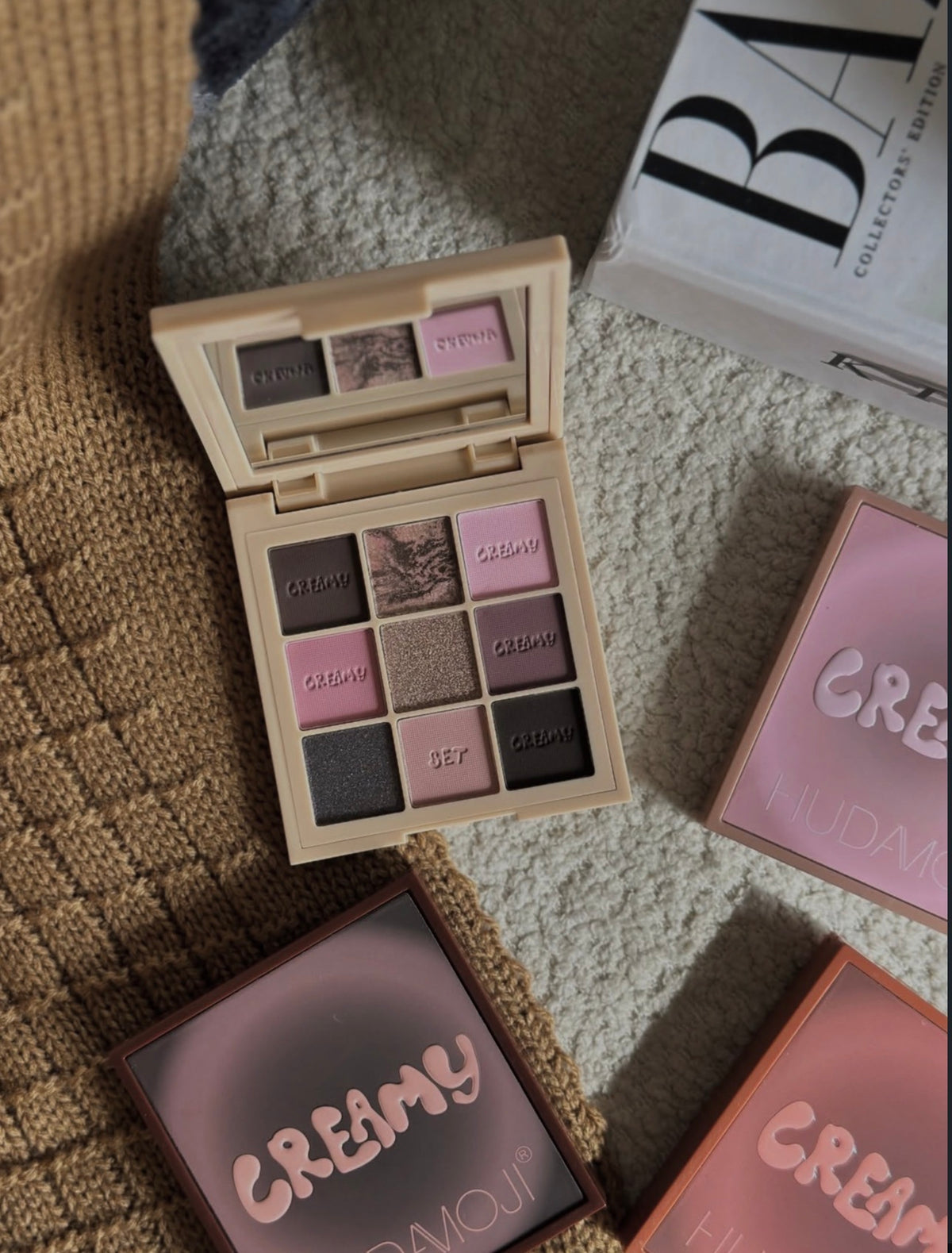 Hudamoji Creamy Eyeshadow pallate|Dupe of Huda beauty