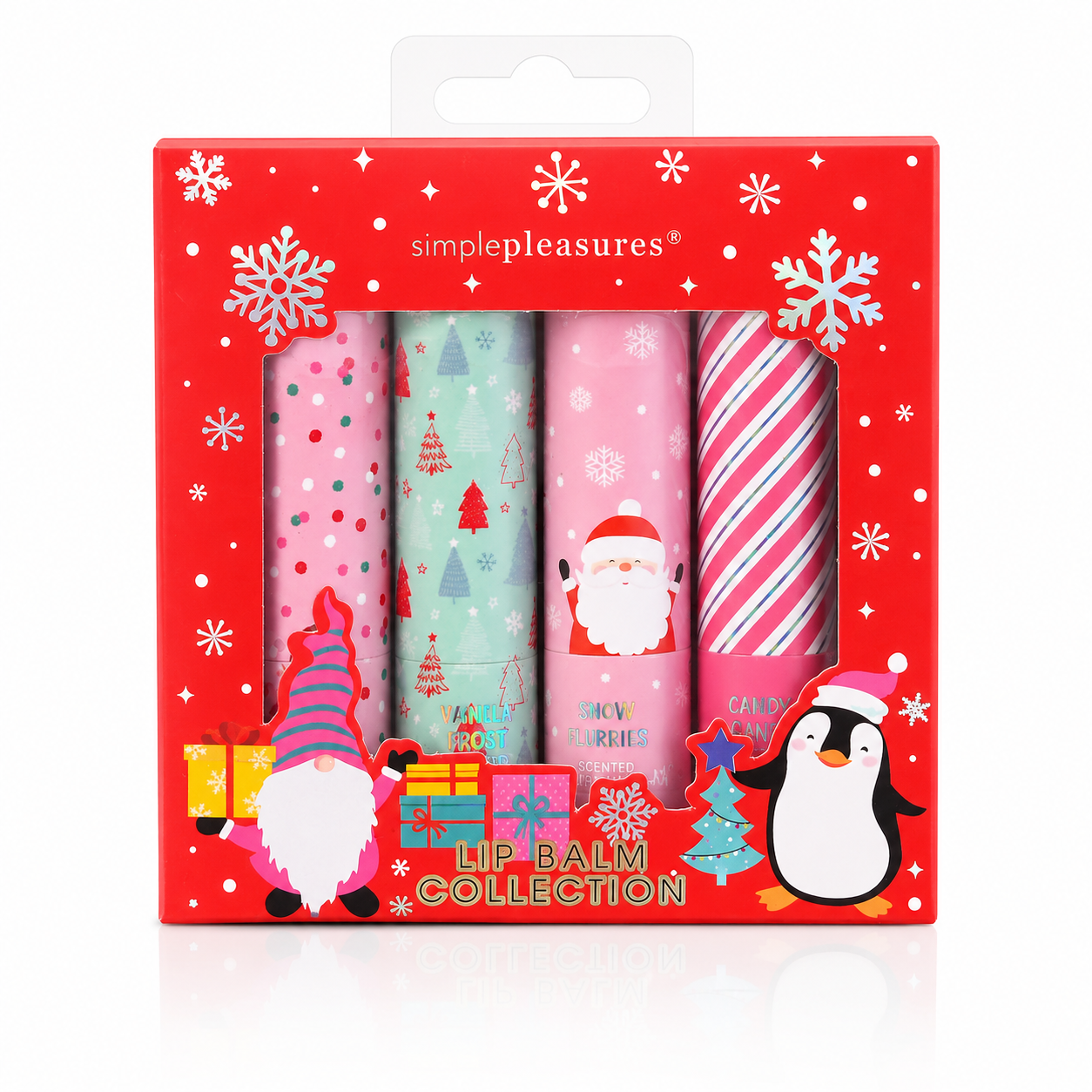 Simple pleasures lipbalm pack of 4