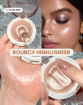 Hudamoji Glowchi bouncy highlighter with box|Shade Custard