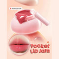 Hudamoji pocket lip jam with box|Shade Guava Glow