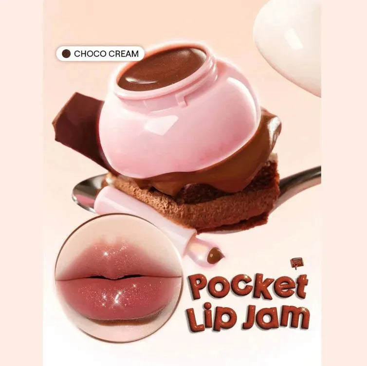 Hudamoji pocket lip jam with Box|Shade coco cream