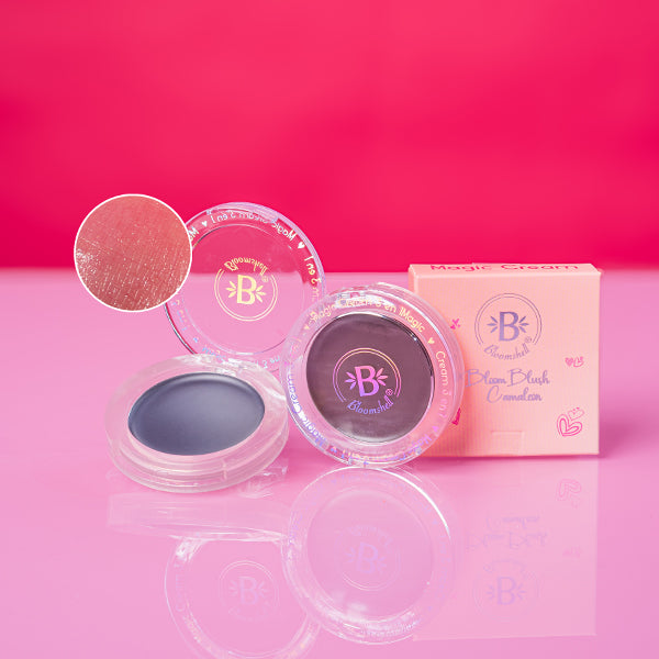 Bloomshell color changing pink blush