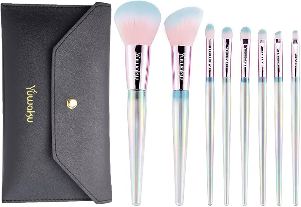 yuwaku pack of 6 Brushset with pouch